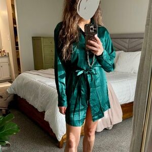 Green Abercrombie dress